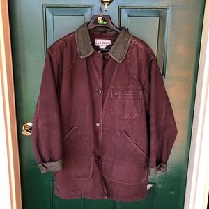 Vintage LL Bean Chore Coat / Canvas barn jacket